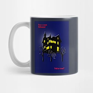 Halloween. House on the hill Mug